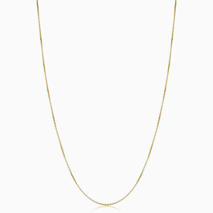 Bodega Box Necklace | White Gold