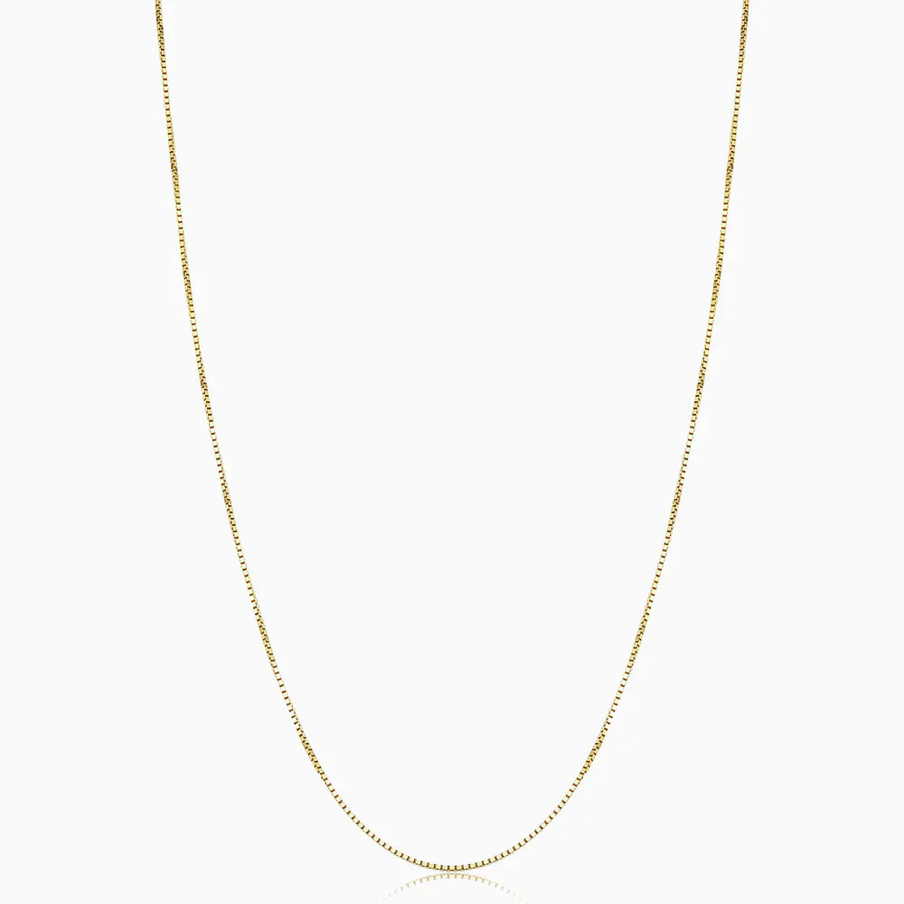 Bodega Box Necklace | Gold