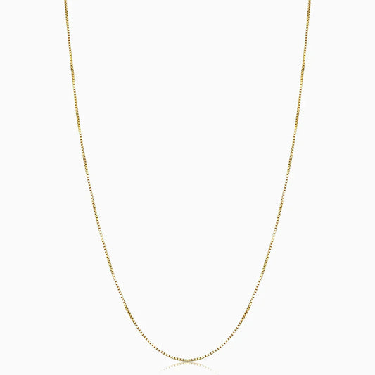 Bodega Box Necklace | Gold